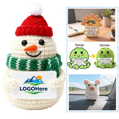 Personalized Crochet Animals Doll Desk Decor