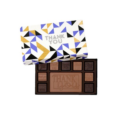 Thank You 19-Piece Chocolate Gift Set with Classic Packaging