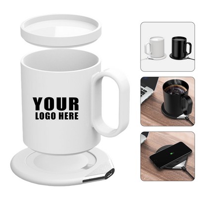 2" 1 Thermostat Coffee Cup w/ Wireless Charger