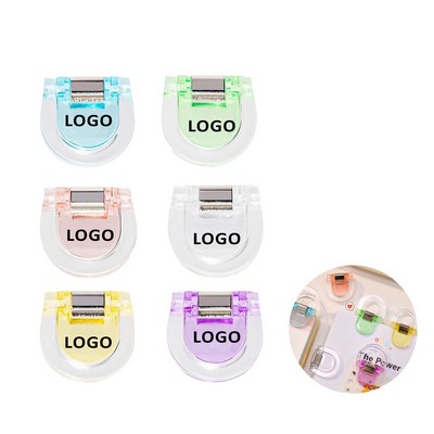 Binder Paper Transparent Long-Tail Clip