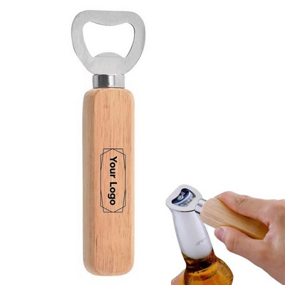 Wooden Handle Bottle Opener