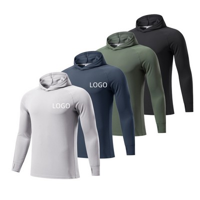 Quick-Dry Breathable Pullover Hoodie