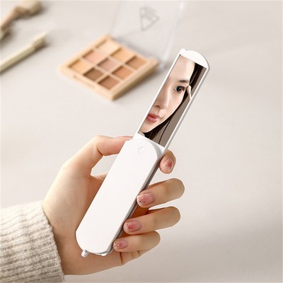 2-in-1 Mini Pocket Makeup Folding Mirror with Comb