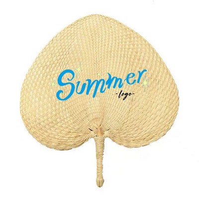 Custom Natural Handmade Leaf Fan