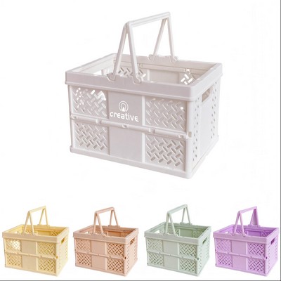 Plastic Folding Shopping Basket