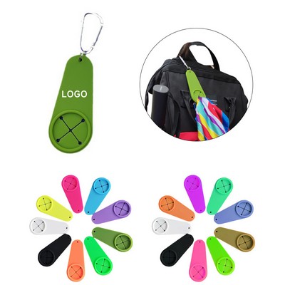 Silicone Towel Holder with Carabiners