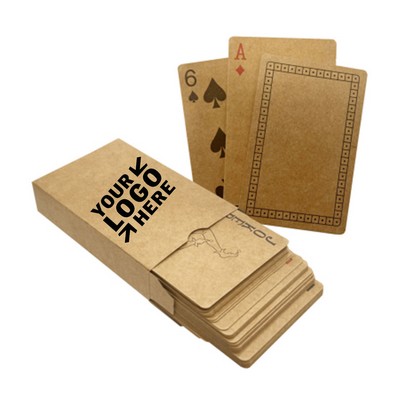 Kraft Paper Playing Cards