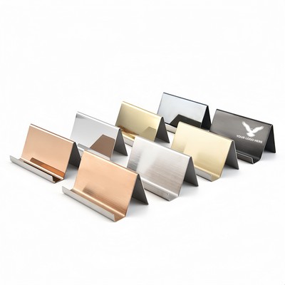 Stainless Steel Business Card Holder Desk Carry To