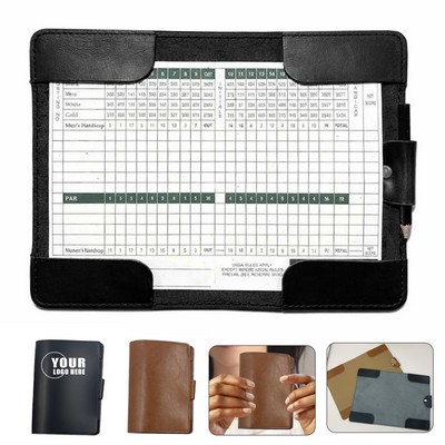 PU leather Golf Points Book