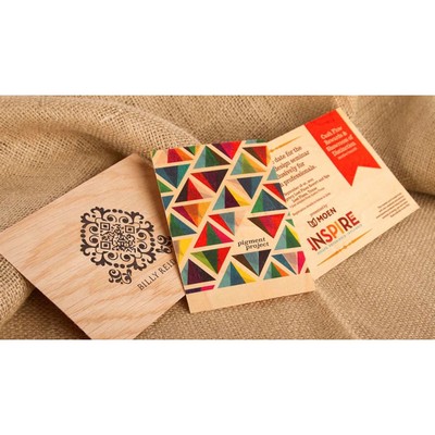 Wood Veneer Postcards 1 Sided