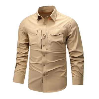 Long Sleeve Cargo Shirt