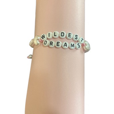 Two Layers Beaded Friendship Bracelet With Adjustable Strap