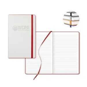 White Laser Medio Lined White Page Journal
