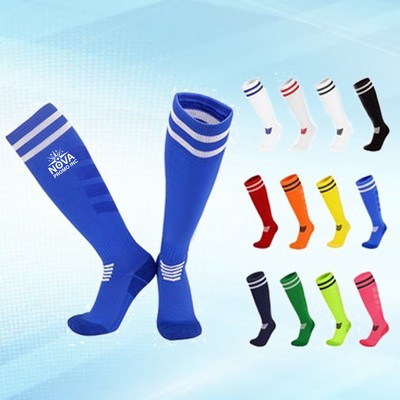 Thickened Non-Slip Football Socks for Enhanced Grip and Comfort During Sports and Training