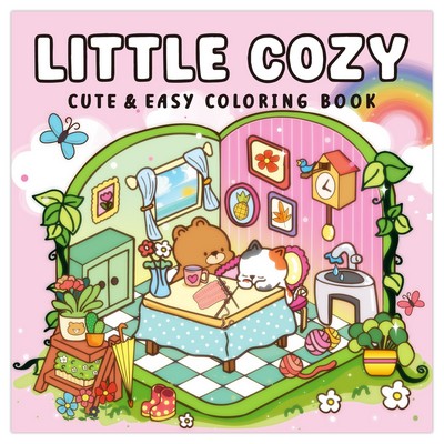 Fully Customized Pattern Coloring Book Cartoon Theme DIY Books for Adults & Kids - 40 Sheets