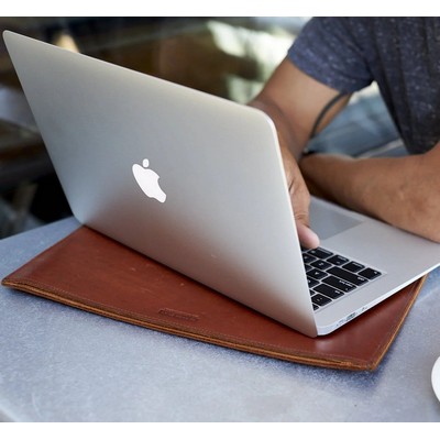 Presidio Rust Brown Laptop Sleeve (15.25" x 11")