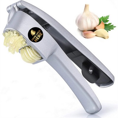 Dual-Function Garlic Crusher & Slicer