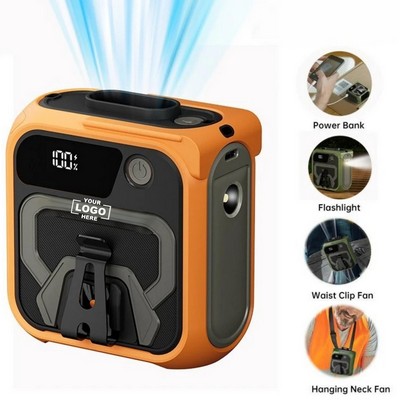 Refrigeration Fan Waist-Hanging Portable Clip Usb Charging Outdoor Site Cooling