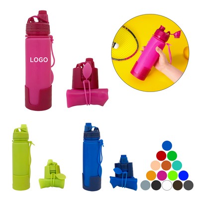 17 Oz Handy Collapsible Water Bottles