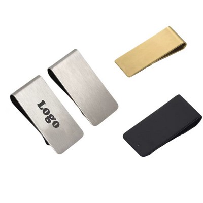 Metal Money Clip and Card Holder