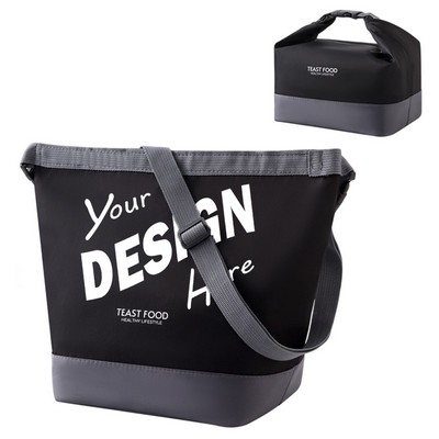 Insulated Oxford Cloth Crossbody Bag