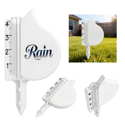 Easy-Read Stake Able Plastic Rain Gauge