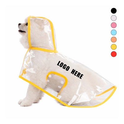 Transparent Pet Raincoat