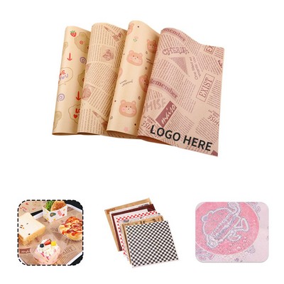 12" Personalized Food Cover Paper