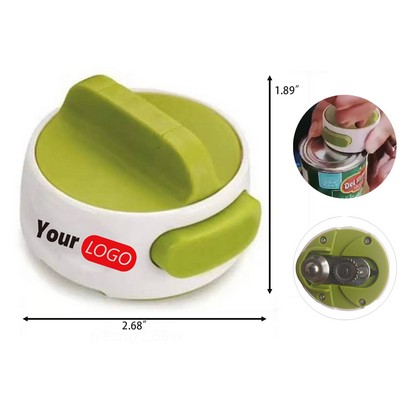 Compact Manual Can Opener, Portable ABS Material