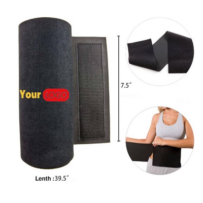 Workout Waist Trimmer Belt, Adjustable Rubber Material