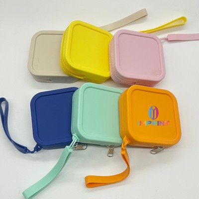 Silicone Mini Makeup Bag Women Purse