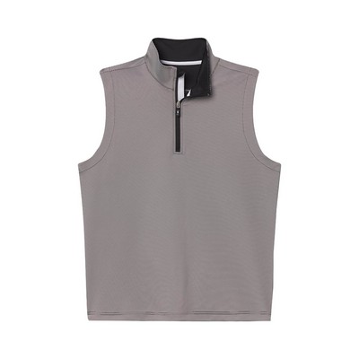 Fairway and Greene Men's Coughlin Stripe Quarter-Zip Vest
