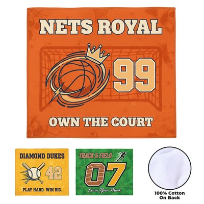 15" x 18" Premium Full Color 400GSM Rally Towel
