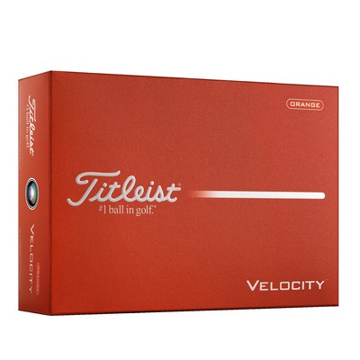 Titleist - Velocity - Orange Double Digit - T8227S-MBIL