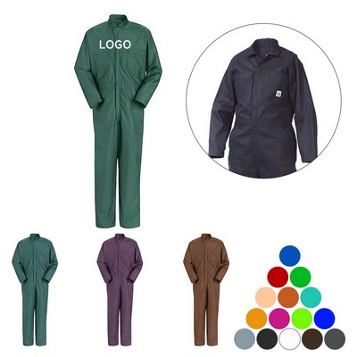 Cotton Snap Front Coverall