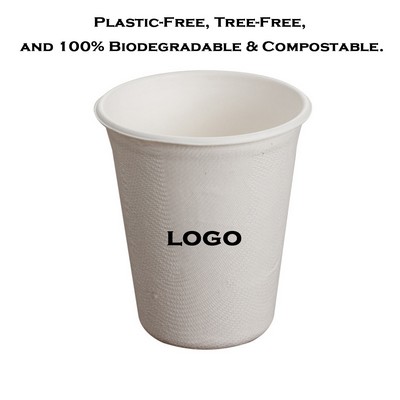 12oz Custom Eco Friendly Compostable Sugarcane Bagasse Cups