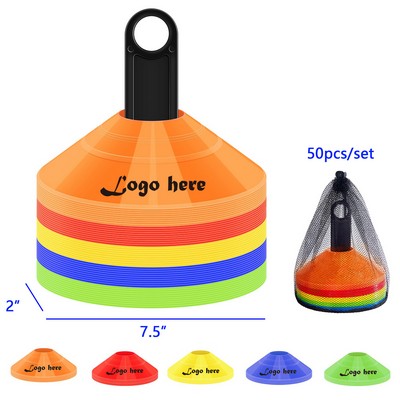 Plastic Soccer Training Cones Set