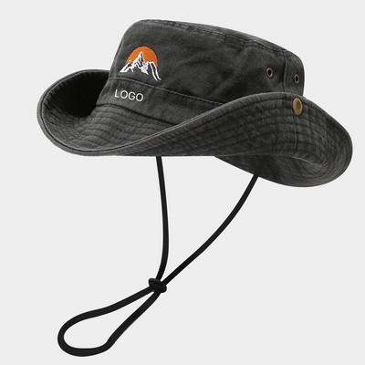 Premium Outdoor Performance Sun Hat Wide Brim Safari Hiking Cap Professional Jungle Trekking
