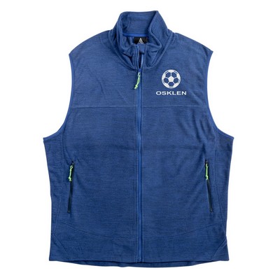 Soccer ACE Men's Full Zip Polar Fleece Vest