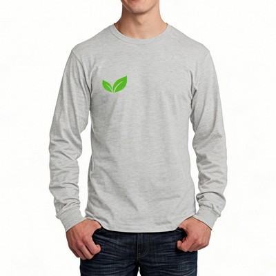 Mens Long Sleeve Core Cotton Custom