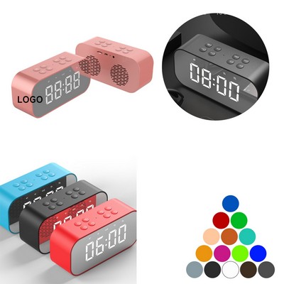 Alarm Clock with Bluetooth Speaker