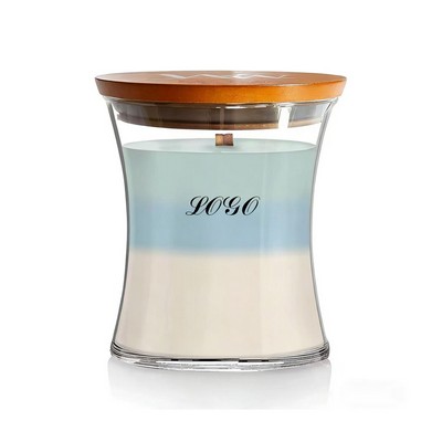 Full Color Customized Soy Wax Wood Wick Candle Aromatherapy