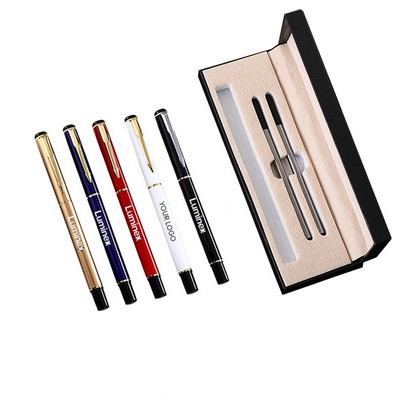 Metal Rollerball Pen Gift Set