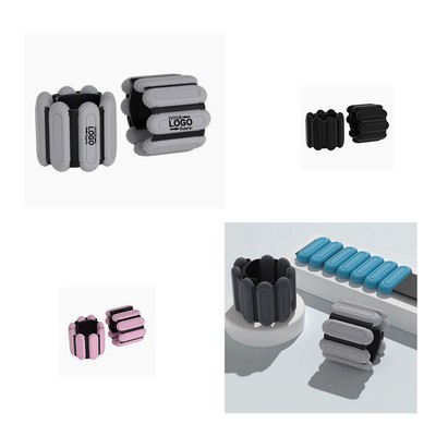 Weighted Wrist and Ankle Bands Silicone Fitness Training