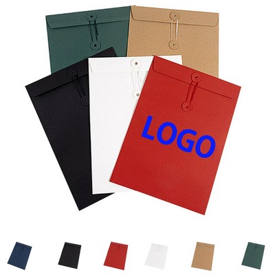 Sturdy Kraft Paper String Tie Document Envelope