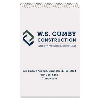 Econo Stenographer Notebook w/1 Color (5 3/8"x 8 ¼")