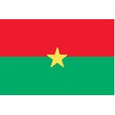 5'x8' Burkina Faso U.N. Nylon Outdoor Flag - Style B
