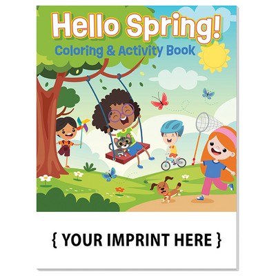 Hello Spring Coloring Book