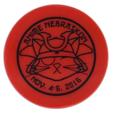 1.5" Round Token with 1 Color Imprint