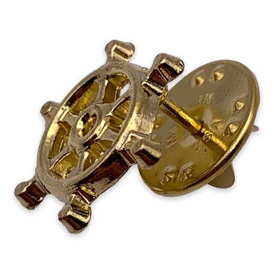 Ship's Wheel Lapel Pin